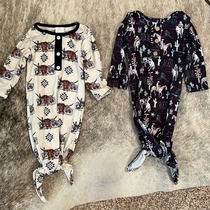 Cowboy cowgirl sleep sacks bamboo